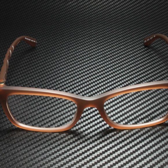 Burberry Matte Tan 52mm Eyeglasses - Picture 4 of 5